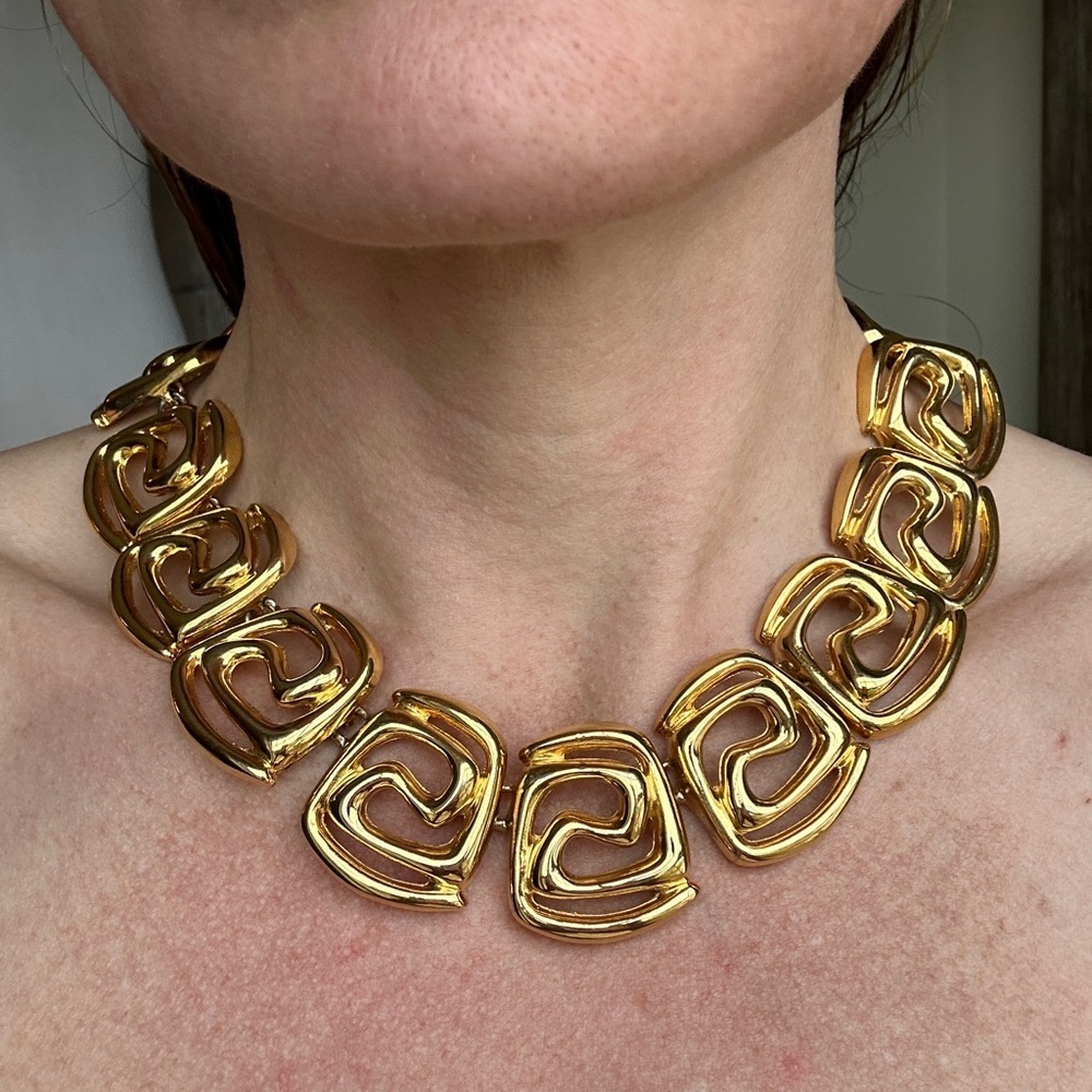 Anne Klein Gold Vintage-Inspired Necklace - Picture 3 of 4